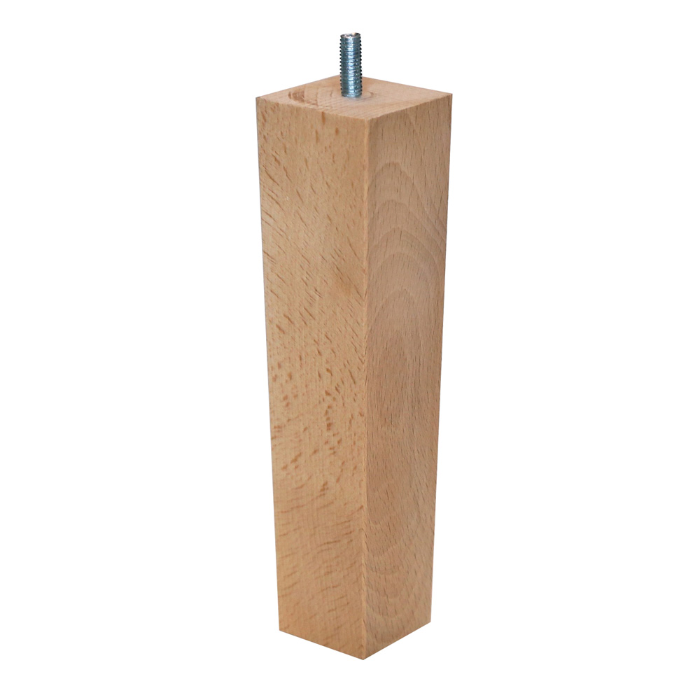 Britwood Wooden Trapeze Furniture Leg 8" = 20 cm Raw