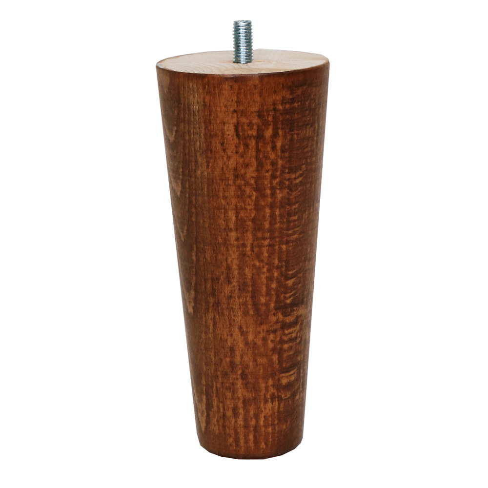 Britwood Wooden Furniture Legs Round Tapered Cone 5.9" = 16 cm Sand Oak