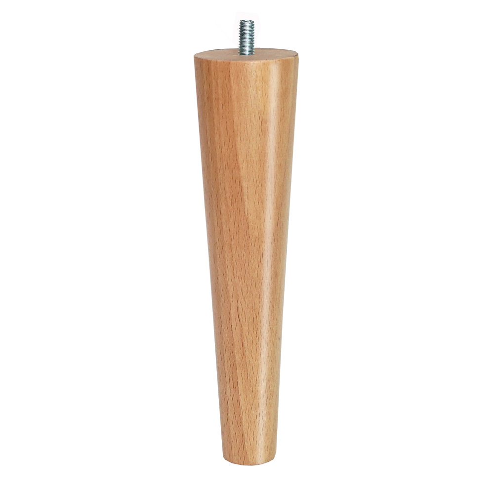 Britwood Furniture Legs Round Tapered Cone 8" = 20 cm Lacquer