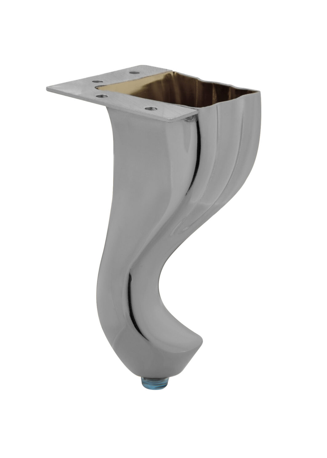 JX1590 Metal Queen Anne Chrome 5.5'' = 14 CM