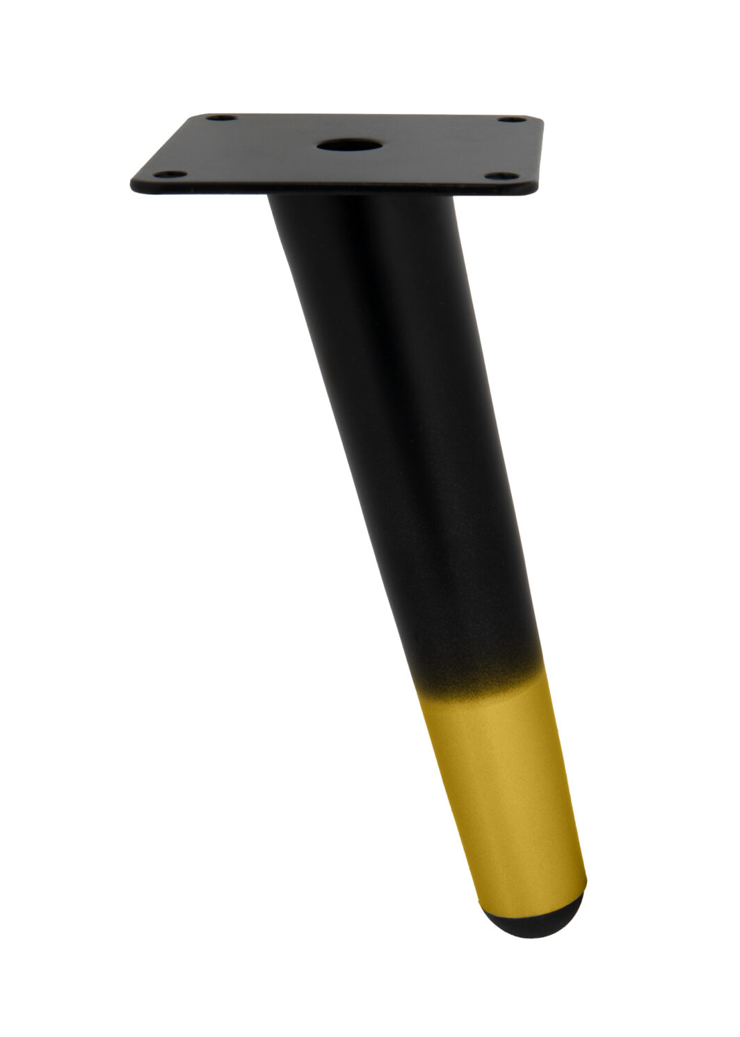 JX1490 Oblique Conical Black Gold End 7'' = 18 CM